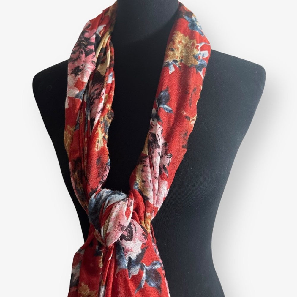 Floral scarf